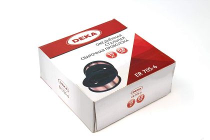 Сварочная омедненная проволока ER70S-6 DEKA Ø 1.2 (15 кг) (СВ08Г2С)