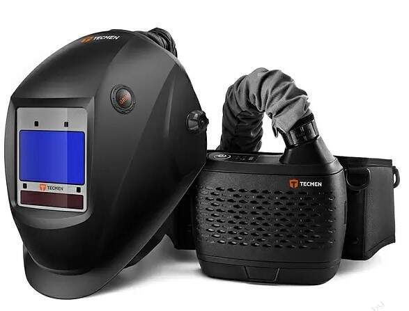 Комплект ПРОФЕССИОНАЛ Маска сварщика TECMEN 820L + блок принудительной подачи воздуха PAPR V1 PRO